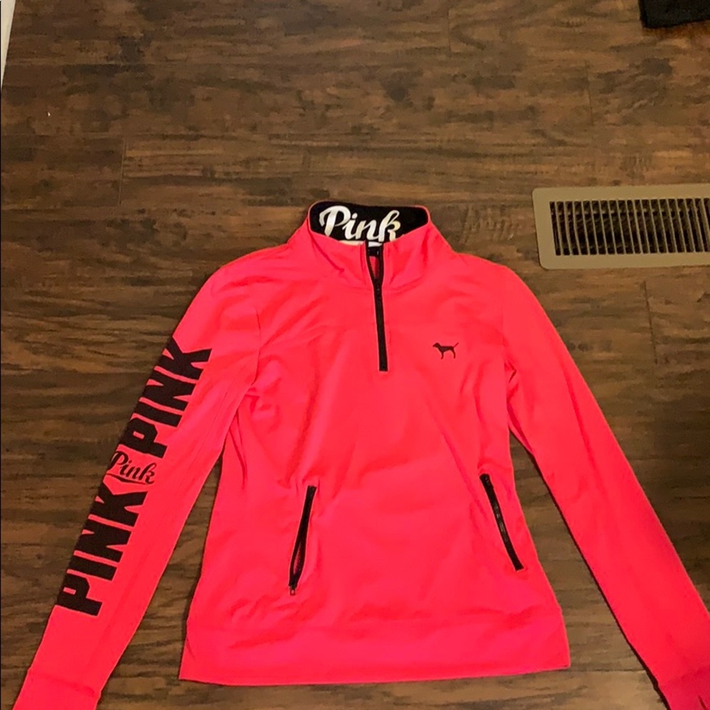 quarter zip light weight sweatshirt.